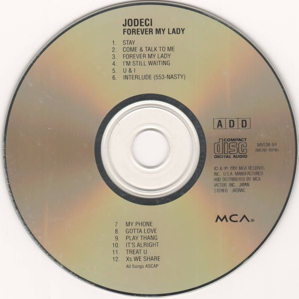 Jodeci : Forever My Lady (CD, Album)