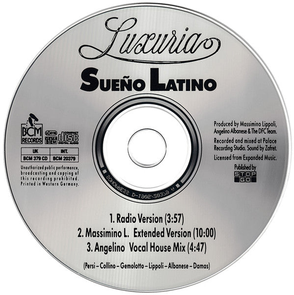 Sueño Latino : Luxuria (CD, Maxi)