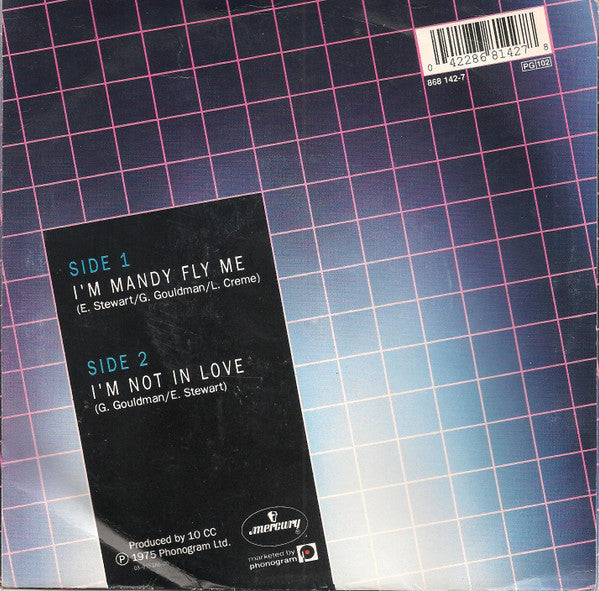 10cc : I'm Mandy Fly Me (7", Single)