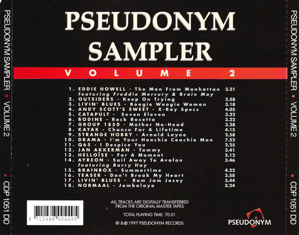Various : Pseudonym Sampler - Volume 2 (CD, Comp, Ltd, Smplr)