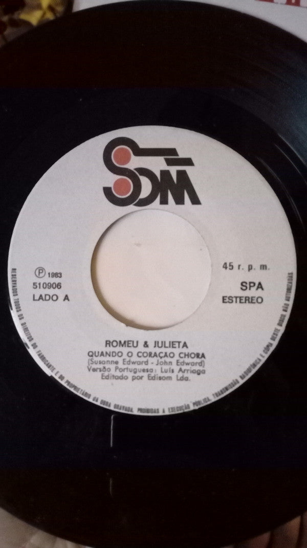 Carlos Guilherme & Júlia Gonçalves : Quando O Coração Chora (Save Your Love) (7", Single)