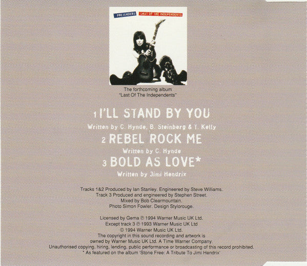 Pretenders* : I'll Stand By You (CD, Single)