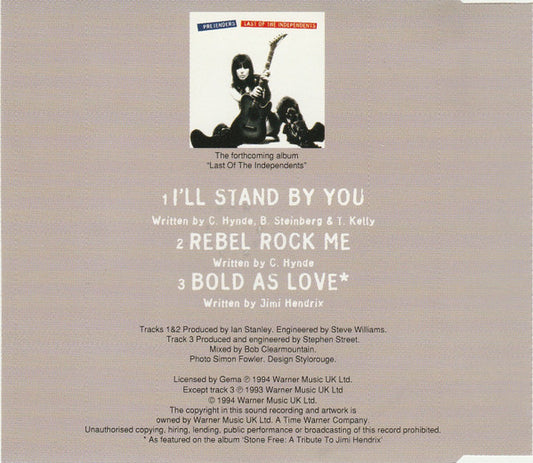 Pretenders* : I'll Stand By You (CD, Single)