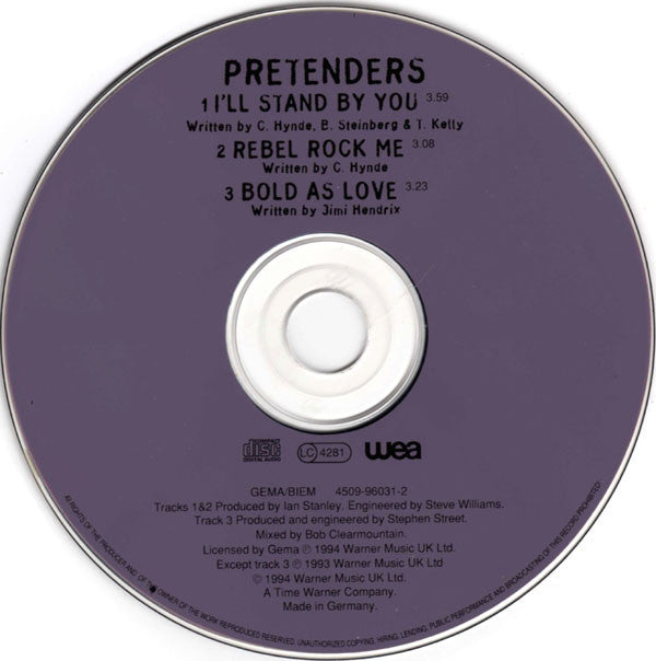 Pretenders* : I'll Stand By You (CD, Single)