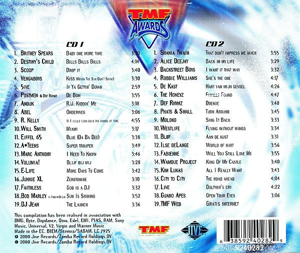 Various : TMF Awards (2xCD, Comp)