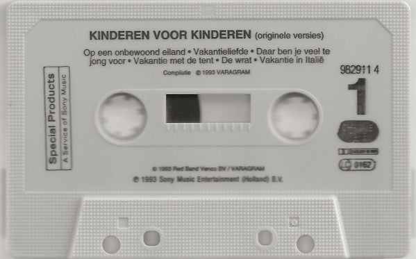 Kinderen voor Kinderen : De Leukste Vakantieliedjes Met Meezingversies (Cass, Comp)