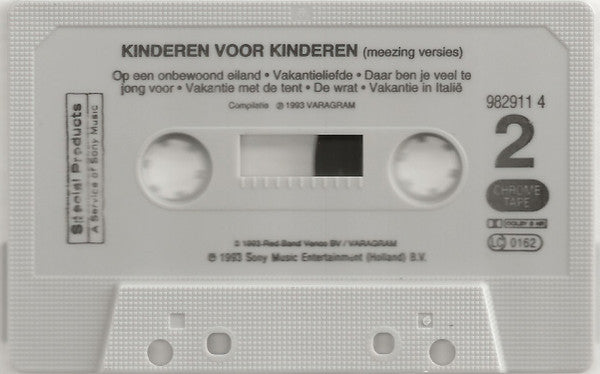 Kinderen voor Kinderen : De Leukste Vakantieliedjes Met Meezingversies (Cass, Comp)
