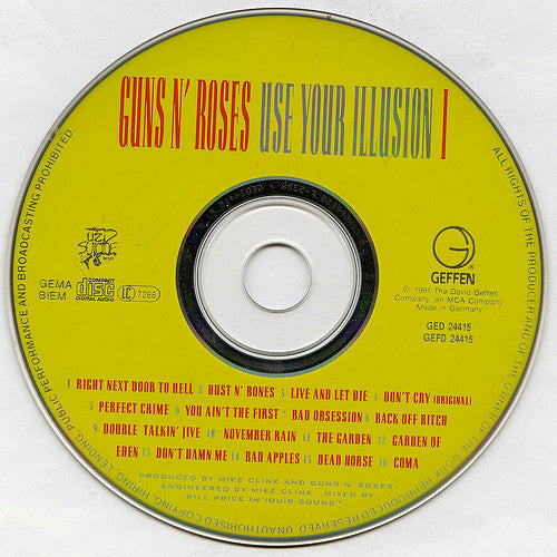 Guns N' Roses : Use Your Illusion I (CD, Album, Son)
