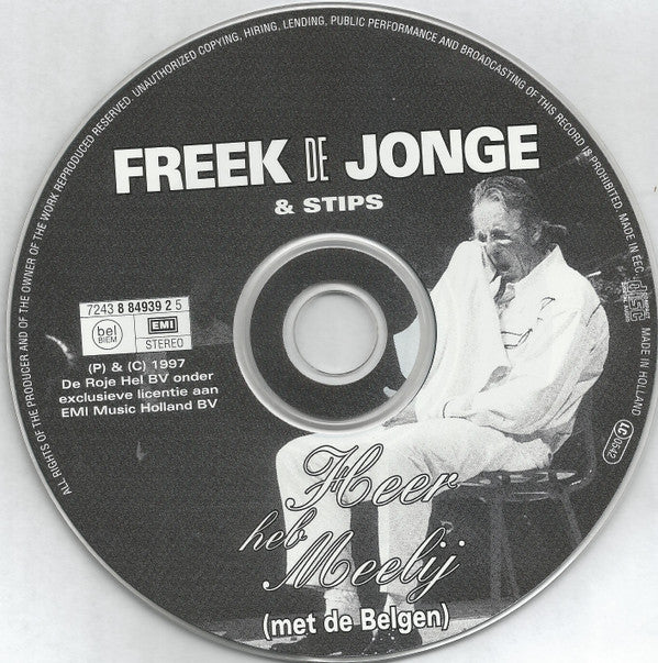Freek de Jonge En Robert Jan Stips : Heer Heb Meelij (Met De Belgen) (CD, Single)
