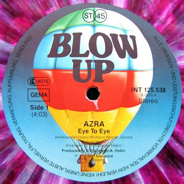 Azra (2) : Eye To Eye / Dig You Mr. G (12", Mul)