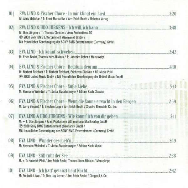 Eva Lind : Ihre Grössten Erfolge Aus Strasse Der Lieder (CD, Album)