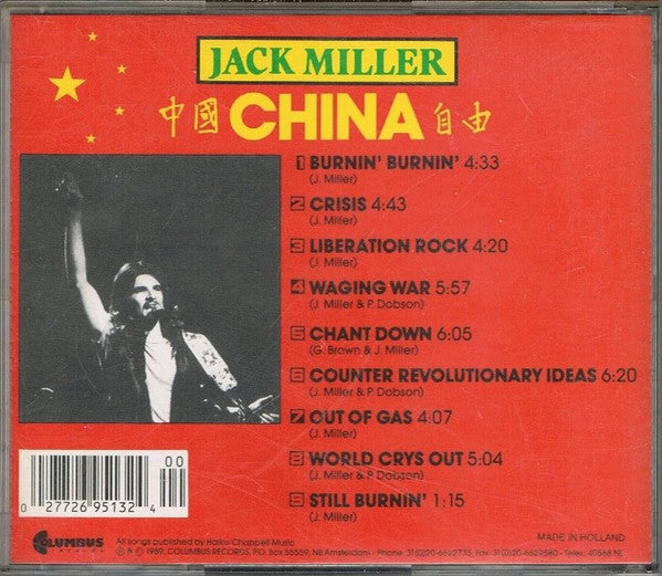 Jack Miller (2) : China (CD, Album)