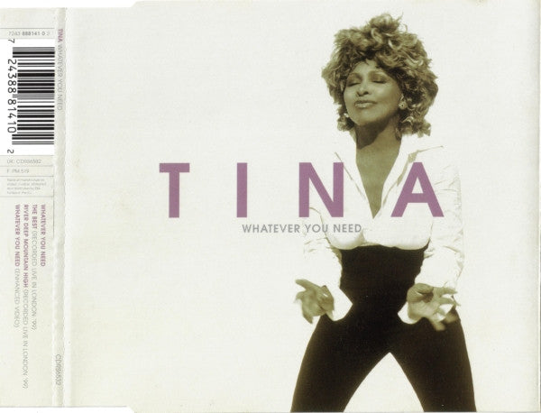 Tina Turner : Whatever You Need (CD, Single, Enh)