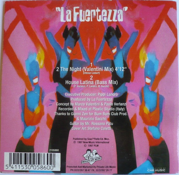 La Fuertezza : 2 The Night (CD, Single)