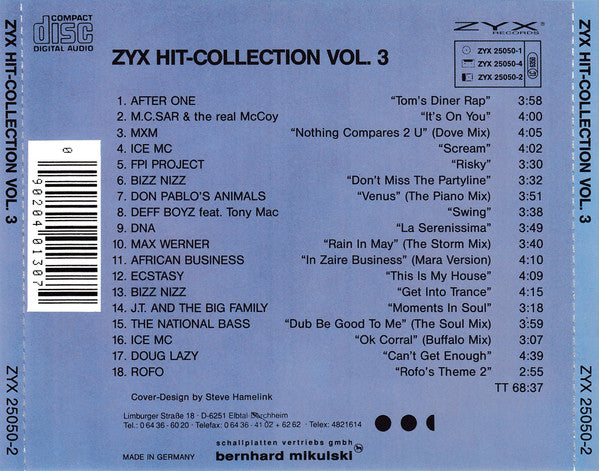 Various : ZYX Hit-Collection Vol. 3 (CD, Comp)