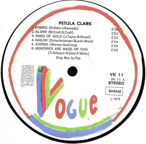 Petula Clark : Petula Clark (LP, Comp)