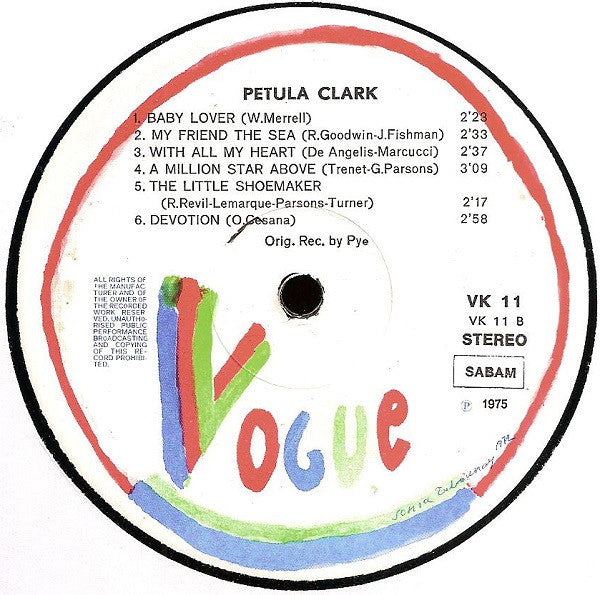 Petula Clark : Petula Clark (LP, Comp)