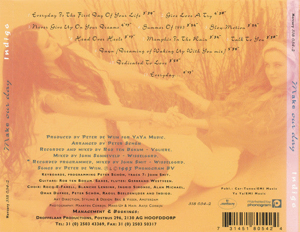 Indigo (20) : Make Our Day (CD, Album)