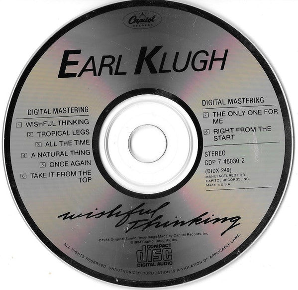 Earl Klugh : Wishful Thinking (CD, Album)