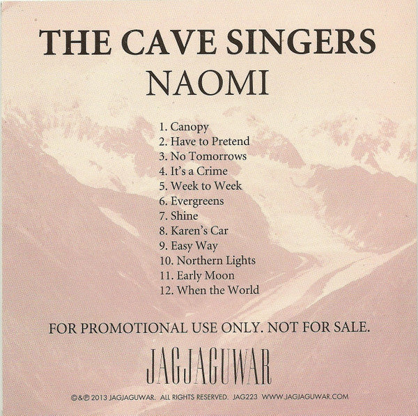 The Cave Singers : Naomi (CD, Album, Promo, Car)