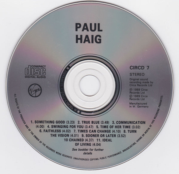 Paul Haig : Chain (CD, Album)