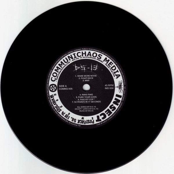 Demon System 13 : For The Kids, Not The Business - Umeå Hardcore 1998 (7")