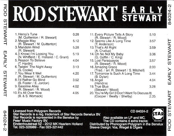 Rod Stewart : Early Stewart (CD, Comp)