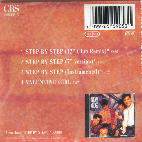 New Kids On The Block : Step By Step (CD, Mini, Maxi)