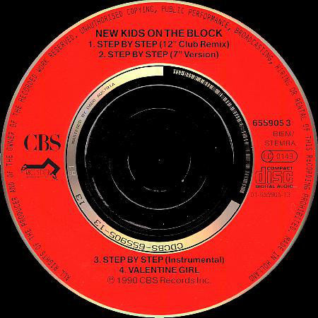 New Kids On The Block : Step By Step (CD, Mini, Maxi)
