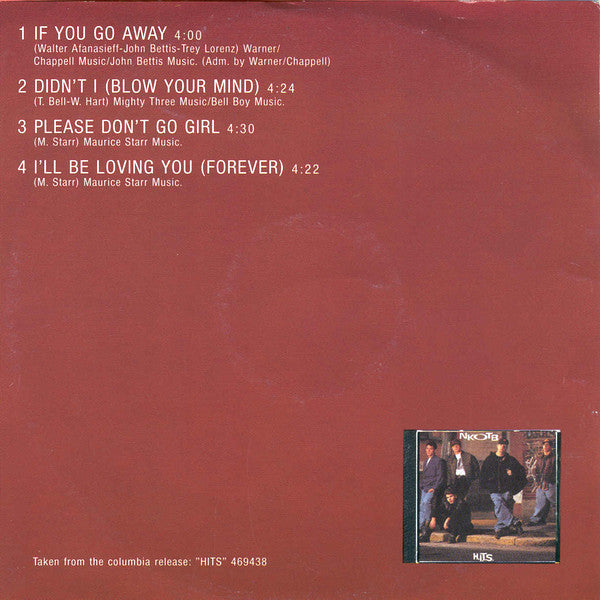 New Kids On The Block : If You Go Away (CD, Maxi)