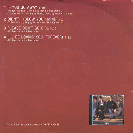 New Kids On The Block : If You Go Away (CD, Maxi)