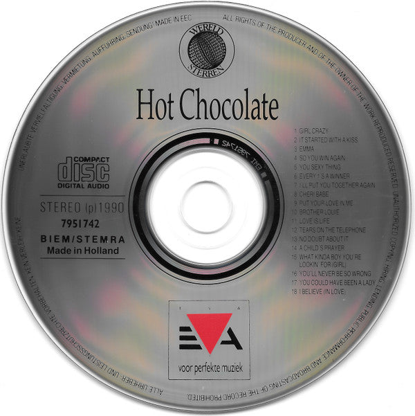 Hot Chocolate : Het Beste Van Hot Chocolate (CD, Comp)