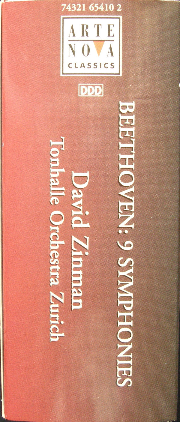 Ludwig van Beethoven, David Zinman, Tonhalle-Orchester Zürich : 9 Symphonies (5xCD + Box)