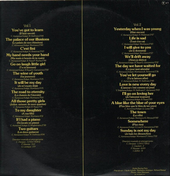 Charles Aznavour : Charles Aznavour (2xLP, Comp)