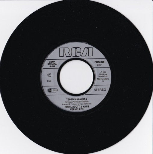 Ruth Jacott & Hans Vermeulen : Teygo Makandra (7", Single)