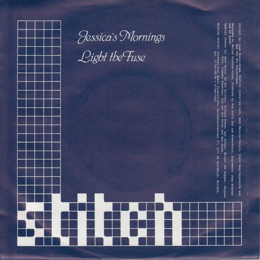 Stitch (10) : Jessica's Mornings / Light The Fuse (7", Single)