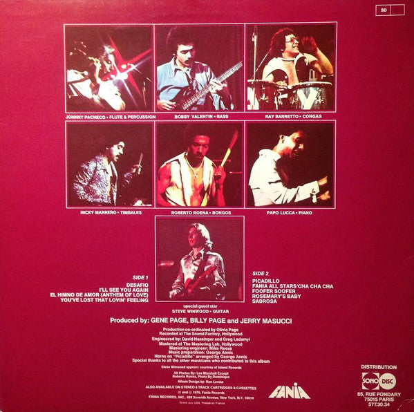 Fania All Stars : Delicate & Jumpy (LP, Album, RE)