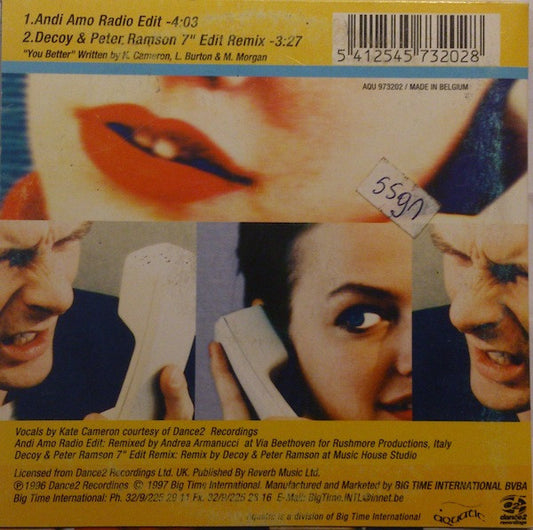 Mount Rushmore Presents The Knack : You Better (CD, Single, Car)
