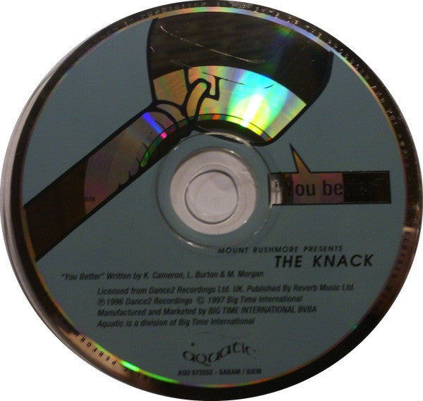 Mount Rushmore Presents The Knack : You Better (CD, Single, Car)