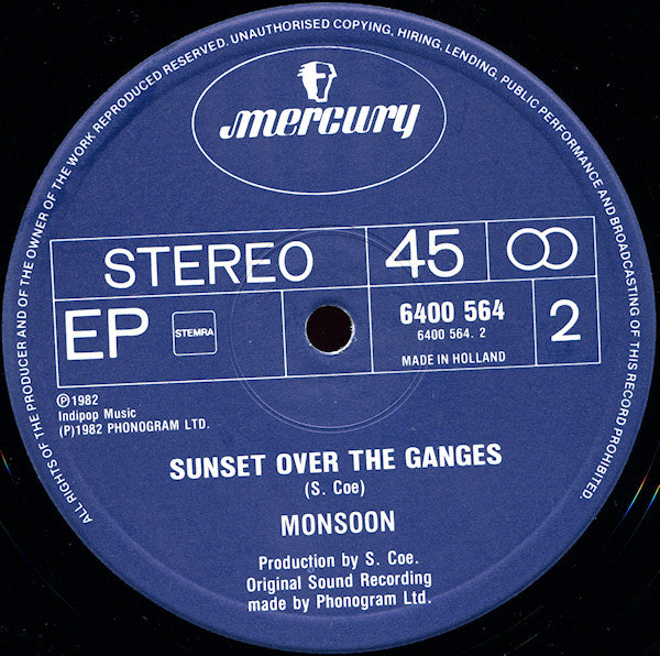 Monsoon : Ever So Lonely (12", EP)