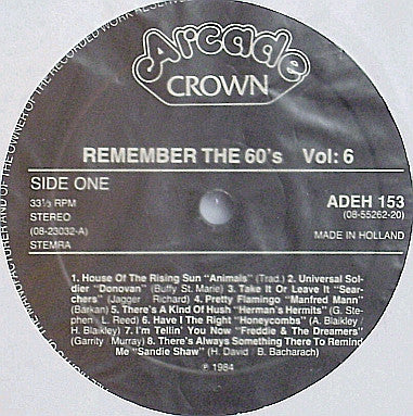 Various : Remember The 60's (Volume 6) (2xLP, Comp)