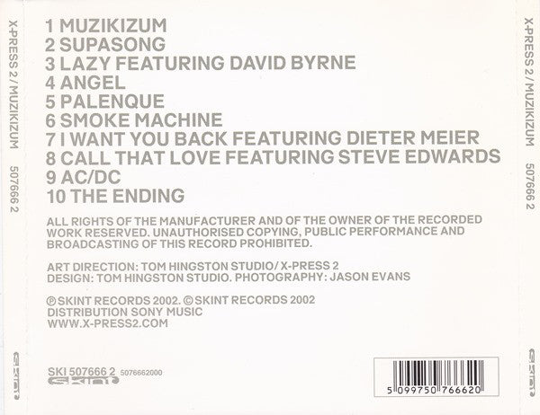 X-Press 2 : Muzikizum (CD, Album)