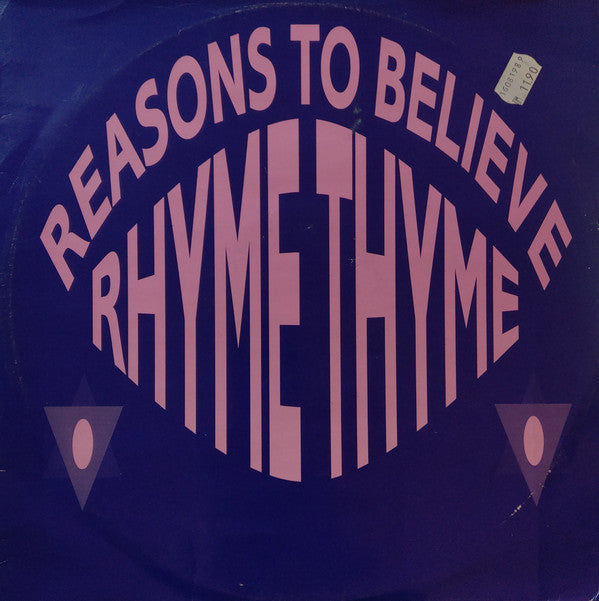 Rhyme Thyme : Reasons To Believe (12")