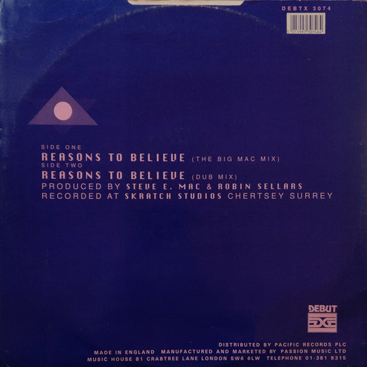 Rhyme Thyme : Reasons To Believe (12")
