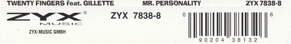20 Fingers Feat. Gillette : Mr. Personality (CD, Maxi)