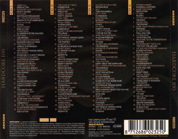 Various : Hardcore 100 - Best Of The Best (4xCD, Comp)