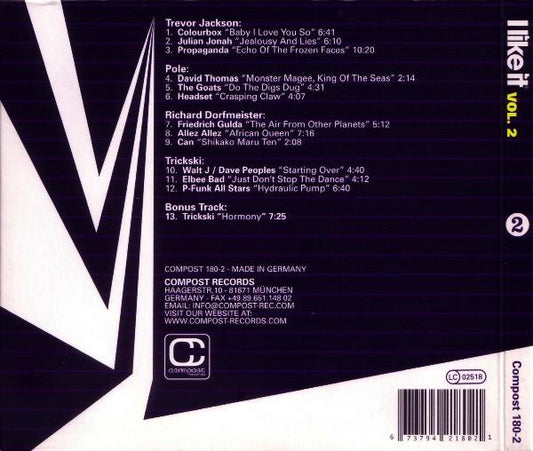 Various : I Like It Vol. 2 (CD, Comp)