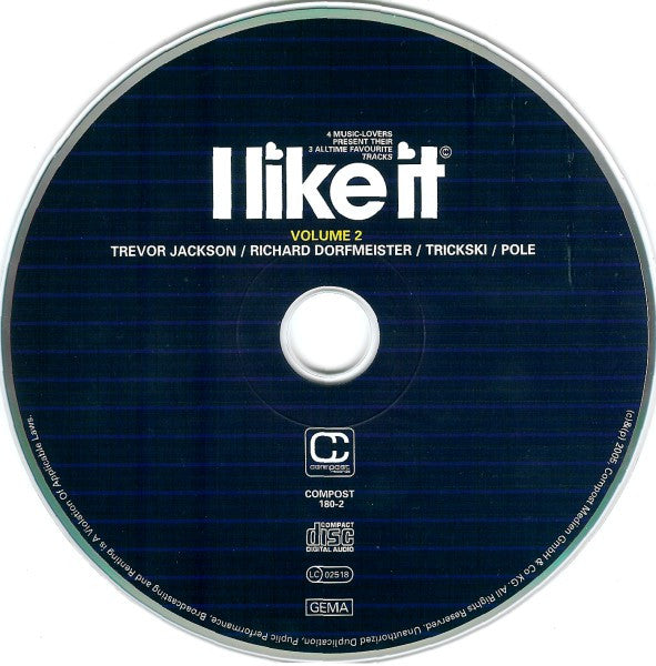 Various : I Like It Vol. 2 (CD, Comp)