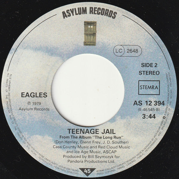 Eagles : Heartache Tonight (7", Single)