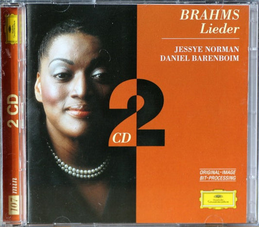Johannes Brahms, Jessye Norman, Daniel Barenboim : Lieder (2xCD, Comp, RM)